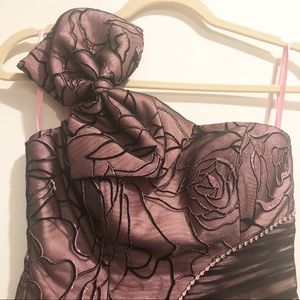 New purple and black dress